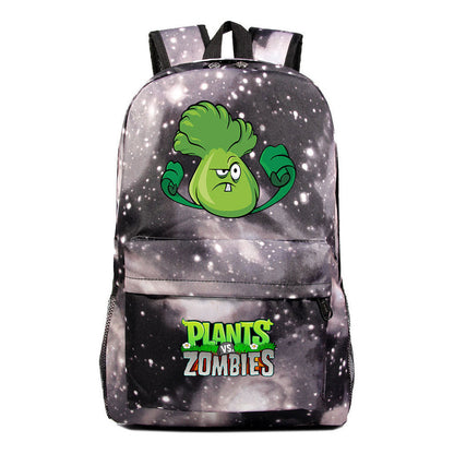 Game Plants Student School Bag Men's And Women's Leisure Backpack