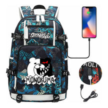 Bullet Theory Breaks Usb Large Capacity Youth Student Backpack Men's And Women's Leisure Travel Backpack