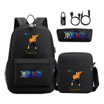 Usb Password Lock Student Backpack Three Piece Set Backpack Set
