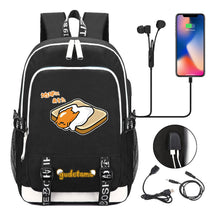 Comic Egg Yolk Lazy Egg Teenage Student Backpack Usb Boys And Girls Casual Backpack