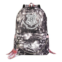 School Of Witchcraft And Wizardry Badge Usb Youth Student Backpack For Men And Women's Leisure Travel Backpack