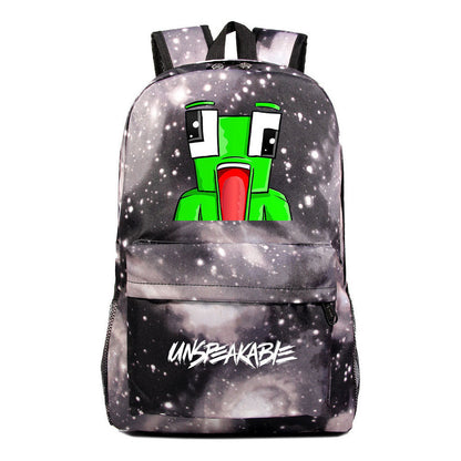 Starry Sky Youth Student Backpack For Men And Women's Leisure Travel Backpack