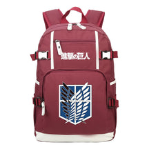 Giant Wings Of Anime Attack, Youth Student School Bag, Men's And Women's Backpack, Leisure Travel Backpack