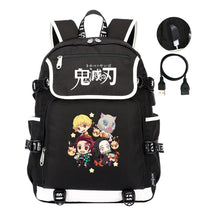 Anime Cartoon Usb Youth Student Backpack For Men And Women Leisure Backpack