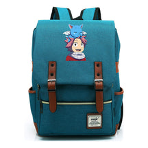 Printed Schoolbag Leisure Belt Buckle Classic Backpack For Young Students