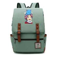 Printed Schoolbag Leisure Belt Buckle Classic Backpack For Young Students