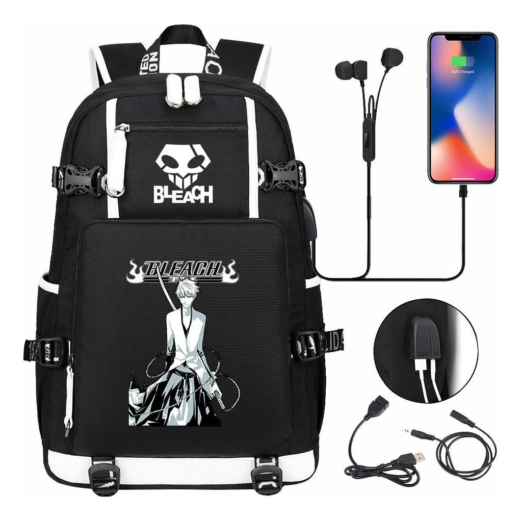 Printed Usb Youth Student Backpack For Men And Women's Leisure Travel Backpack