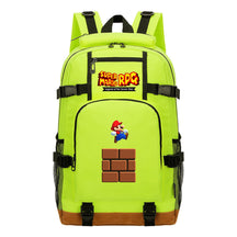 Super Mario Printed Youth Backpack For Leisure Travel Backpack