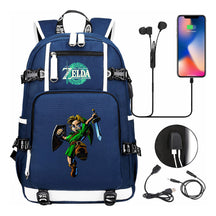 Game Zelda Legend Printed Youth Student Backpack For Men And Women With Large Capacity Leisure Travel Backpack
