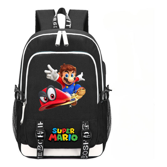 Usb Youth Student Backpack For Men And Women's Leisure Sports Backpack
