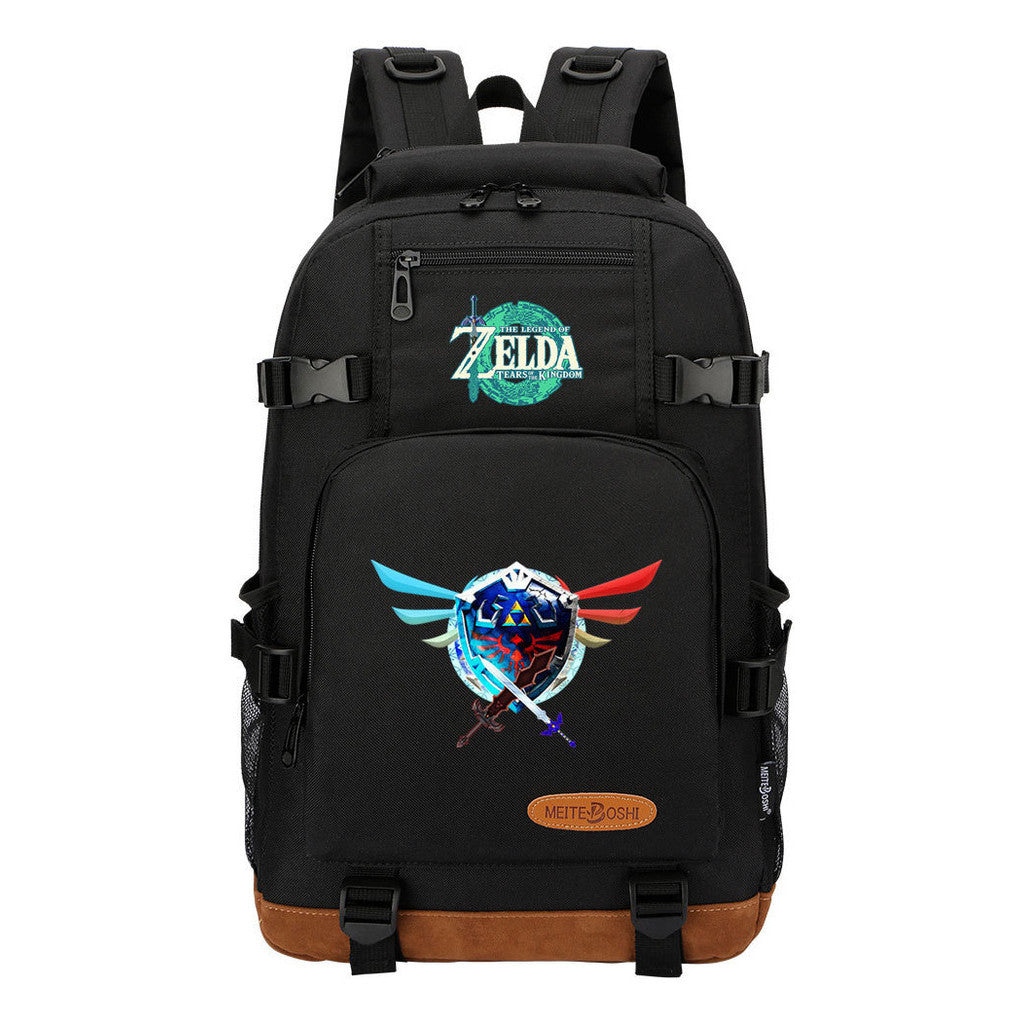 Printed Student Backpack For Leisure Travel Backpack