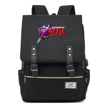 Printed Youth Student Backpack Usb Men's And Women's Casual Backpack