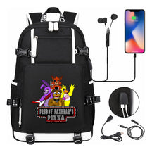 Toy Bear Game Usb Large Capacity Youth Student School Bag Leisure Travel Backpack