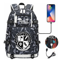 Printed Usb Large Capacity Youth Student Backpack For Men And Women's Leisure Travel Backpack