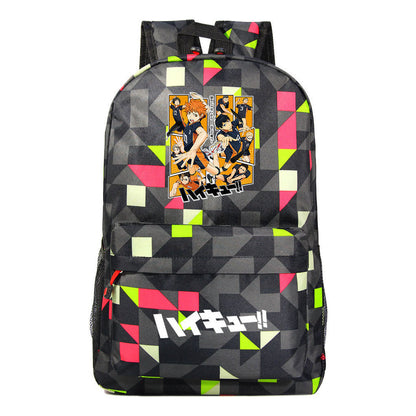 Naruto Usb Large Capacity Youth Student Backpack For Leisure Travel Backpack