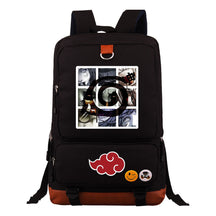Cartoon Naruto Uchibo Youth Student School Bag Large Capacity Travel Bag Men's And Women's Backpack