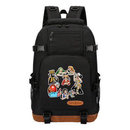 Pop Anime Pirate Wang Lufei, Teenage Student Backpack, Men's And Women's Backpack