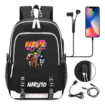 Naruto Student Backpack Usb Men's And Women's Casual Backpack