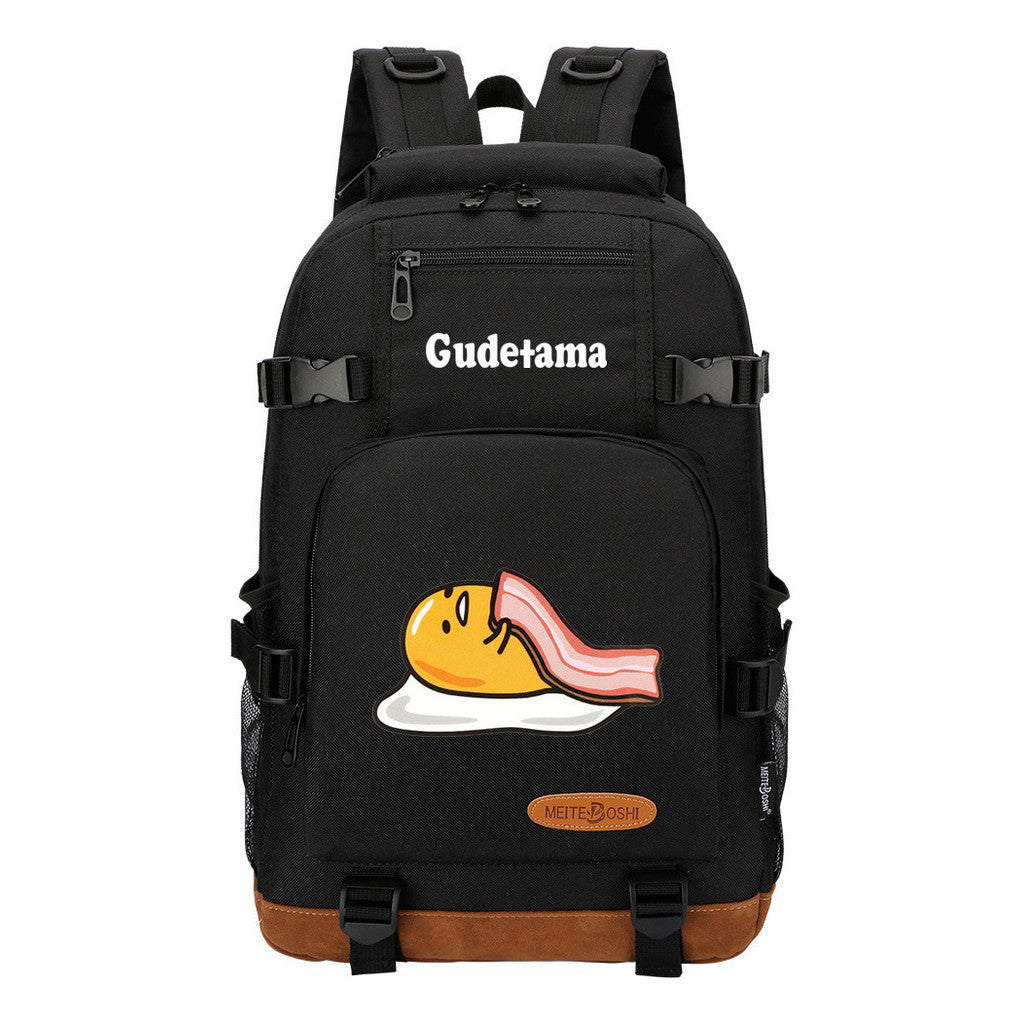 Lazy Teenage Student Backpack, Boys And Girls Backpack