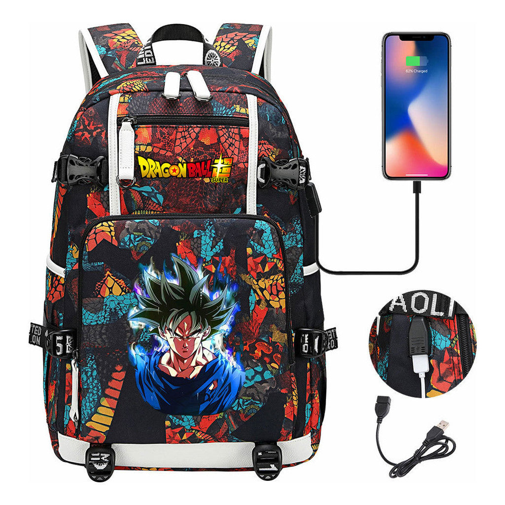 Sun Wukong Usb Large Capacity Youth Student Backpack For Leisure Travel Backpack