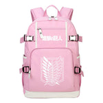 Giant Winged Soldier Captain Of Anime Attack Student Backpack, Leisure Travel Backpack