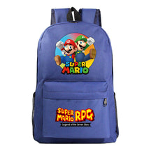 Super Mario Starry Sky Student Backpack For Men And Women's Leisure Travel Backpack