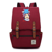 Printed Schoolbag Leisure Belt Buckle Classic Backpack For Young Students