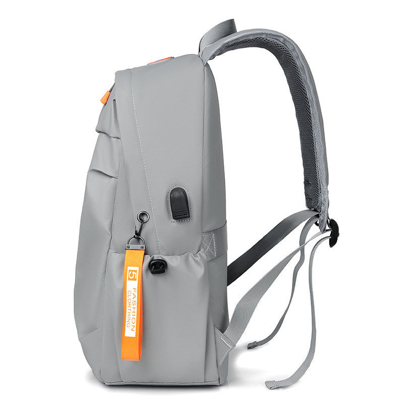 Usb Backpack For Men's Business Computer Bag, Casual Large Capacity Lightweight Sports Bag, Backpack