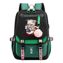 Cartoon Fashion Usb Student Backpack For Boy And Girl, Casual Woven Strap Flip Back Backpack