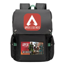 Apex Hero Print Usb Charging Cap Headpiece Student Backpack Leisure Backpack