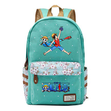 Anime Pirate Wang Lufei Printed Student School Bag Fragmented Flower Leisure Backpack