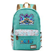 Anime Pirate King Lufei Printed Student School Bag Fragmented Flower Leisure Backpack