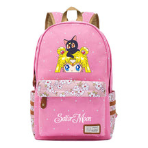 Anime Surrounding Beauty Girl Warrior Youth Student School Bag Fragmented Flower Boy's And Girl's Leisure Backpack