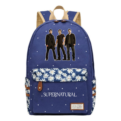 Evil Power Printed Youth And Girls School Bag Fashion Boy's And Girl's Leisure Backpack