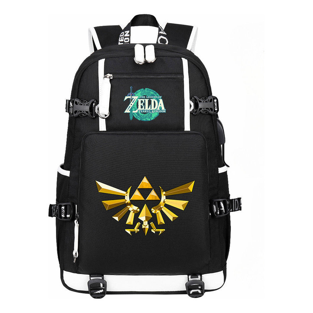 Legend Of Zelda Printed Backpack For Men And Women With Large Capacity Leisure Travel Backpack