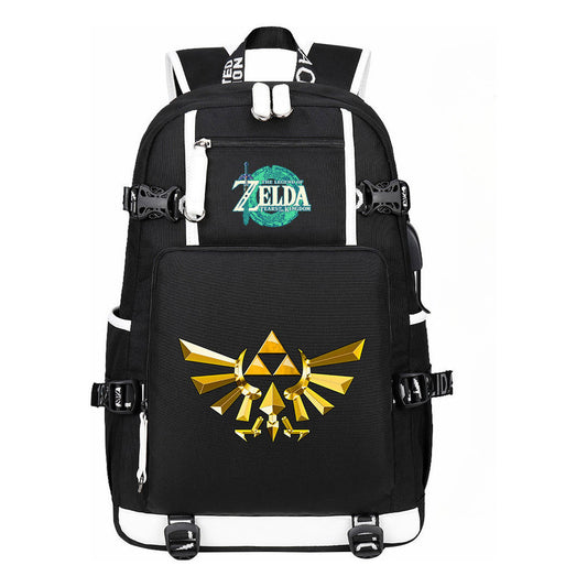 Legend Of Zelda Printed Backpack For Men And Women With Large Capacity Leisure Travel Backpack