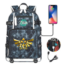 Legend Of Zelda Printed Backpack For Men And Women With Large Capacity Leisure Travel Backpack