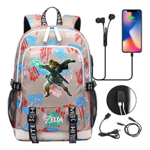 Usb Teen School Bag Men's And Women's Sports Backpacks