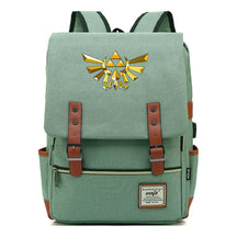 Game Zelda Kingdom Tears Print Youth Student Backpack Usb Casual Backpack