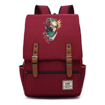 Anime My Heroes Academy Printed Youth School Bag For Men And Women Leisure Belt Buckle Classic Backpack