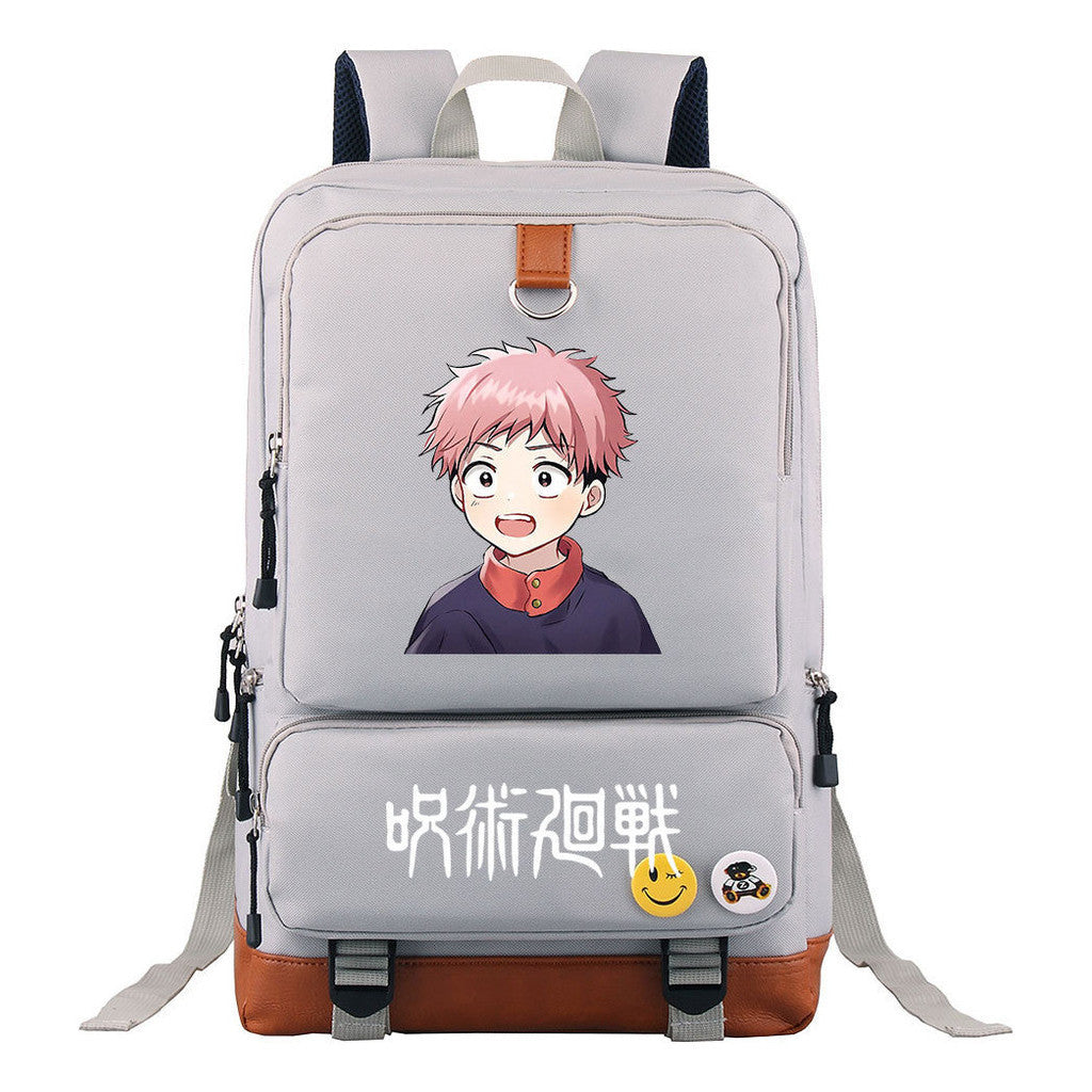 Cartoon And Manga Teenage Student Backpack, Men's And Women's Backpack, Travel Bag
