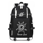 Naruto Usb Large Capacity Youth Student Backpack For Men And Women's Leisure Travel Backpack
