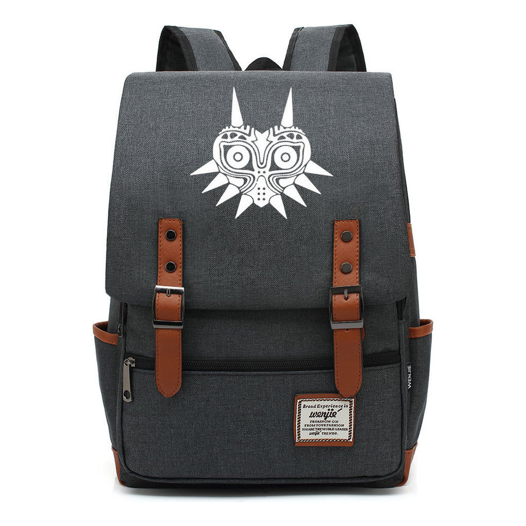 Printed Youth Student Backpack For Men And Women's Casual Classic Backpack