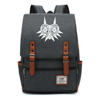 Printed Youth Student Backpack For Men And Women's Casual Classic Backpack
