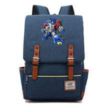 Transformed Mecha Printed Student Backpack For Men And Women's Leisure Backpack