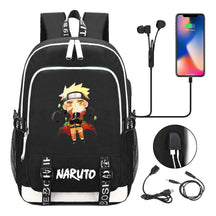 Naruto Student Backpack Usb Men's And Women's Casual Backpack