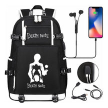 Death Note Usb Large Capacity Youth Student Backpack For Boys And Girls Leisure Travel Backpack