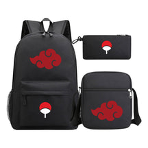 Naruto Starry Sky Youth School Bag Three Piece Set For Boys And Girls Backpack Set
