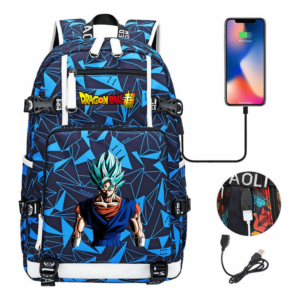 Sun Wukong Usb Large Capacity Youth Student Backpack For Leisure Travel Backpack