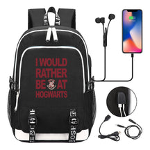 Magic School Youth Student Backpack Usb Men's And Women's Leisure Backpack